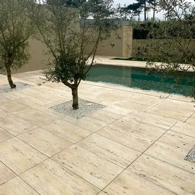Systèmes de terrasse - Revêtement sol Travertino - ACL - A CIMENTEIRA DO LOURO