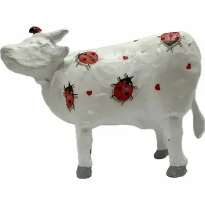 Objets design - Vache décorative la COWccinelle - COWccinelle 2 - VACHES ET COMPAGNIE