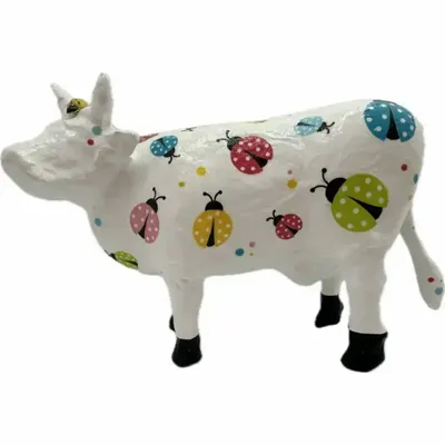 Objets design - Vache décorative la COWccinelle - COWccinelle 3 - VACHES ET COMPAGNIE