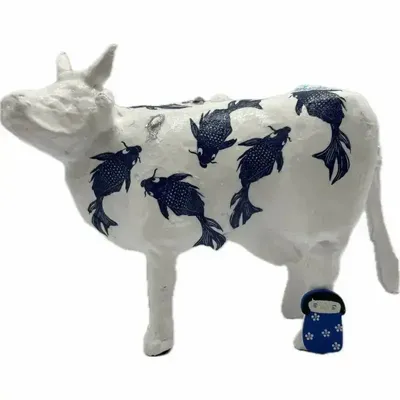 Objets design - Vache décorative la Carpe COWï - VACHES ET COMPAGNIE