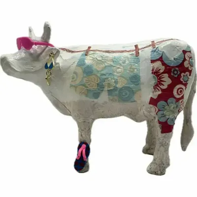 Objets design - Vache décorative la COWlonie de Vacances - A la mer - VACHES ET COMPAGNIE
