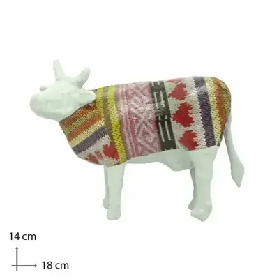 Objets design - Vache décorative la TriCOWtée Coeur - VACHES ET COMPAGNIE