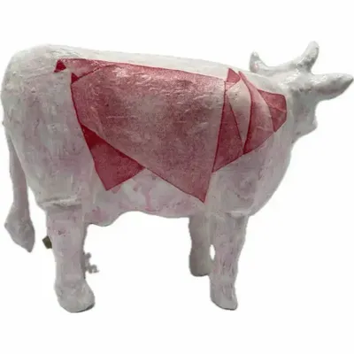 Objets design - Vache décorative 3 petits COWchons : lart coloré qui réinvente la déco - VACHES ET COMPAGNIE