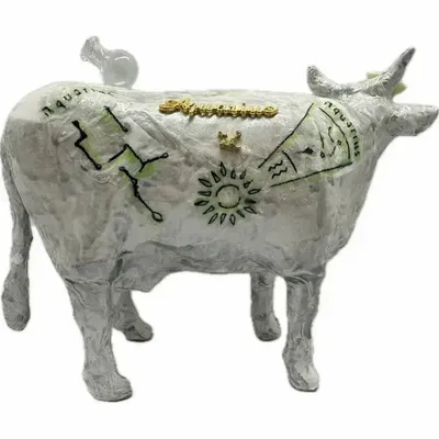 Objets design - Vache décorative l'HorosCOWpe - Verseau - VACHES ET COMPAGNIE
