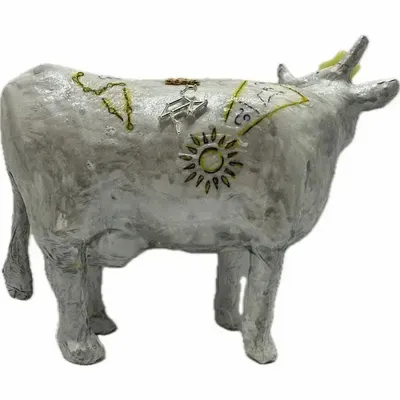 Objets design - Vache décorative l'HorosCOWpe - Lion - VACHES ET COMPAGNIE