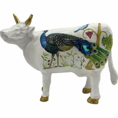 Design objects - Decorative cow the PeaCOWck - VACHES ET COMPAGNIE
