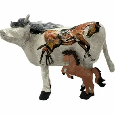 Design objects - Decorative cow the CaraCOWle - VACHES ET COMPAGNIE
