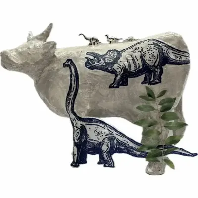Design objects - Decorative cow the COWrythosaurus - VACHES ET COMPAGNIE