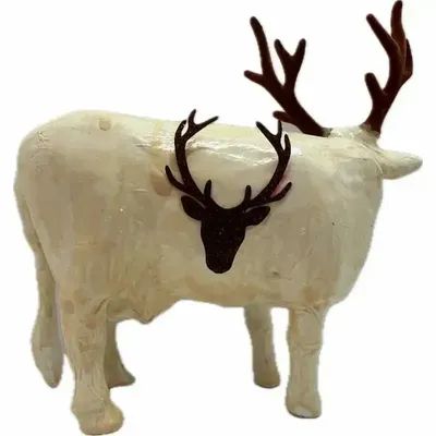 Objets design - Vache décorative la COWrne de Brame - VACHES ET COMPAGNIE