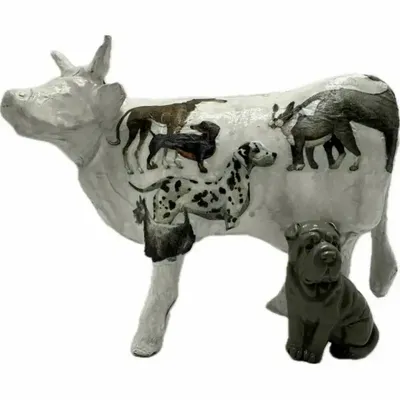 Design objects - Decorative cow the Cane COWrso - VACHES ET COMPAGNIE