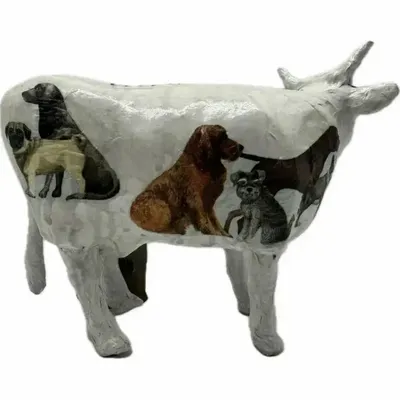 Design objects - Decorative cow the Cane COWrso - VACHES ET COMPAGNIE