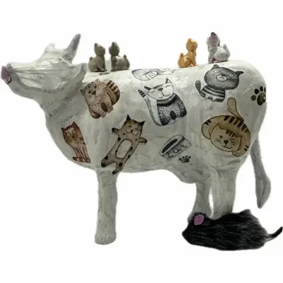 Design objects - Decorative cow the InCOWrrigible - VACHES ET COMPAGNIE