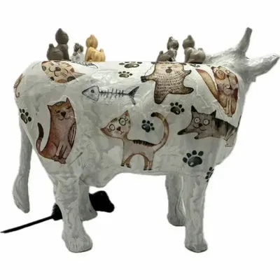 Design objects - Decorative cow the InCOWrrigible - VACHES ET COMPAGNIE