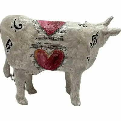 Objets design - Vache décorative l'ACOWrdéon - VACHES ET COMPAGNIE