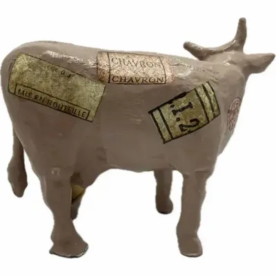 Design objects - Decorated cow the VitiCOWle - VACHES ET COMPAGNIE