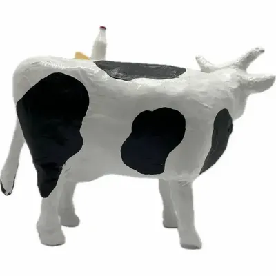 Design objects - BroCOWtte decorative cow: handcrafted black-and-white - VACHES ET COMPAGNIE