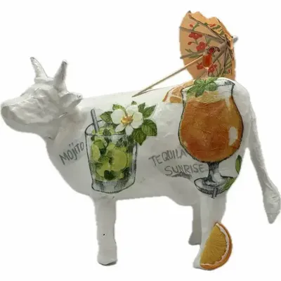 Objets design - Vache décorative la COWcktail - VACHES ET COMPAGNIE