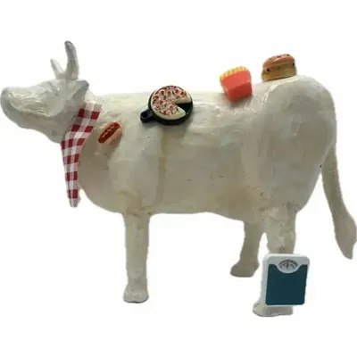 Design objects - Decorative cow the COWpieuse - VACHES ET COMPAGNIE