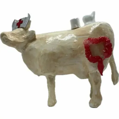 Objets design - Vache décorative la COWloscopie - VACHES ET COMPAGNIE