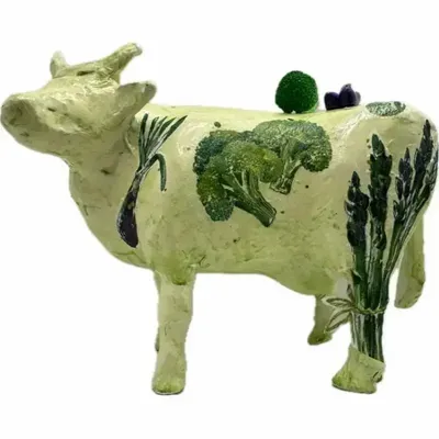 Design objects - Decorative cow the BroCOWli - VACHES ET COMPAGNIE