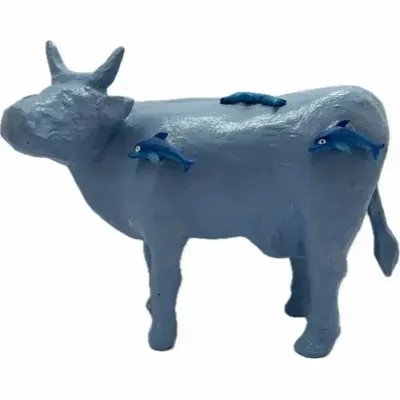 Design objects - Decorative cow the COWte d'Azur - VACHES ET COMPAGNIE