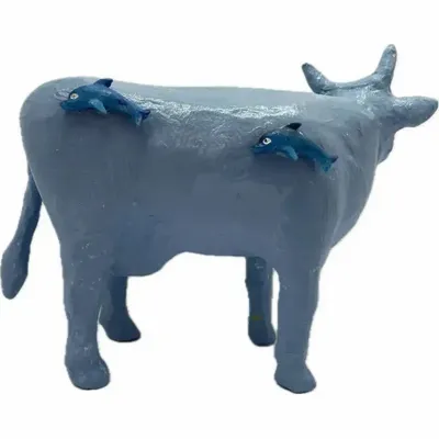 Design objects - Decorative cow the COWte d'Azur - VACHES ET COMPAGNIE