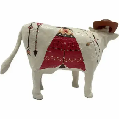 Objets design - Vache décorative la COWboy - VACHES ET COMPAGNIE