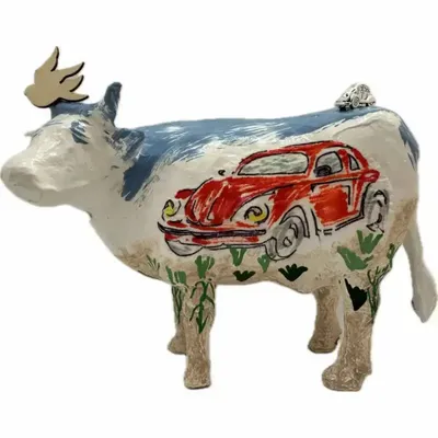 Design objects - Decorative cow the COWccinelle W - VACHES ET COMPAGNIE