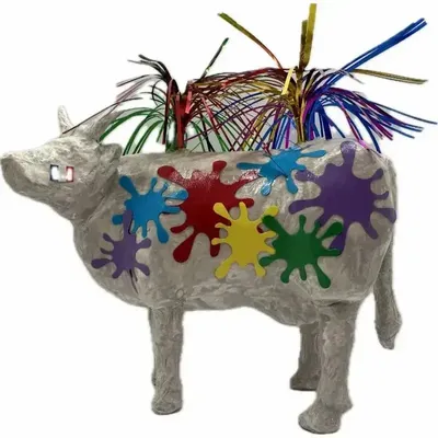 Design objects - Decorative cow the COWmmemoration - VACHES ET COMPAGNIE