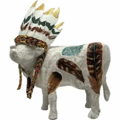 Objets design - Vache décorative la COWmanche - VACHES ET COMPAGNIE