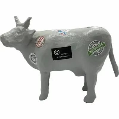 Objets design - Vache décorative la COWpyright - VACHES ET COMPAGNIE