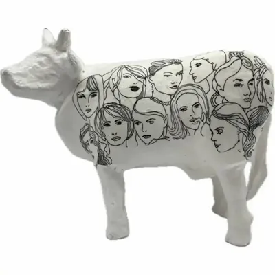 Objets design - Vache décorative la COWpine - VACHES ET COMPAGNIE