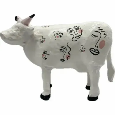 Objets design - Vache décorative la COWquine - VACHES ET COMPAGNIE