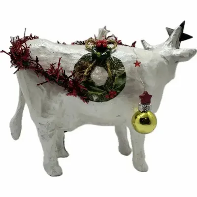 Objets design - Vache décorative la DéCOW de Noël - VACHES ET COMPAGNIE