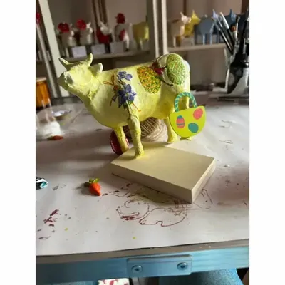 Objets design - Vache décorative la COWco Lapin - VACHES ET COMPAGNIE