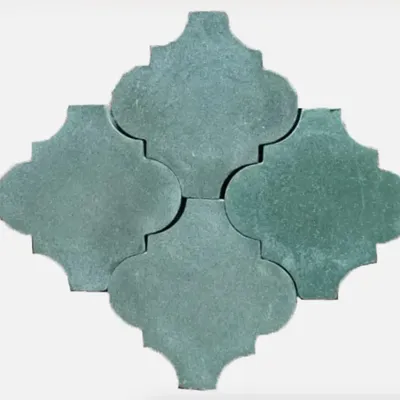Cement tiles - Cast Cement Tiles - Arabesque Shape - ILOT COLOMBO