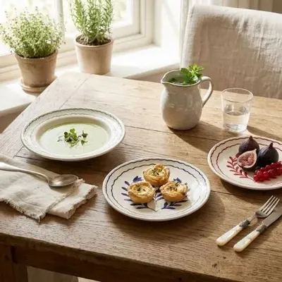 Everyday plates - Anaar Snack Plates, 7x7 Inches - CASA AMAROSA