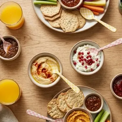 Couverts de service - Enamel Spoon Set – (Set of 4) , 5.4 x 1 Inches - CASA AMAROSA