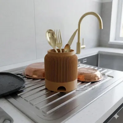 Cutlery set - 3D cutlery drainer - CRÉA-TH