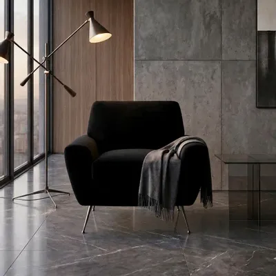 Fauteuils pour collectivités - Diamond Contemporain Black | Fauteuil - CREARTE COLLECTIONS