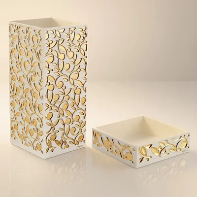 Design objects - Silver resin vase - OTTAVIANI