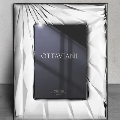 Objets design - Cadre photo Miro-argent « Diamant » - OTTAVIANI