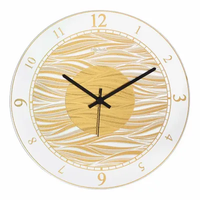 Objets design - Horloge murale miro-argent « La mer de la vie » - OTTAVIANI