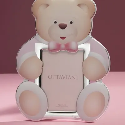 Design objects - Photoframe miro-silver "Big bear" - OTTAVIANI