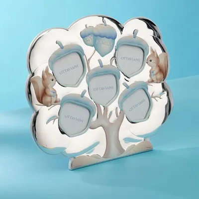 Design objects - Photoframe miro-silver "My family" - OTTAVIANI