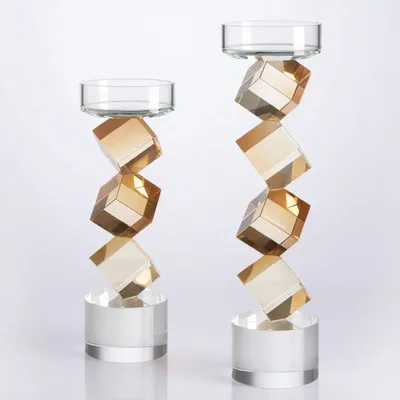 Design objects - Colored crystal candle holder - OTTAVIANI