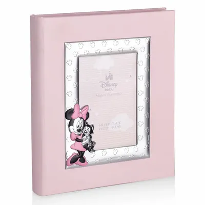Objets design - Album photo cadre Miro Silver collection Disney « Minnie avec chiot » - OTTAVIANI