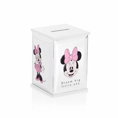 Objets design - Tirelire Miro Silver Collection Disney « Minnie avec chiot » - OTTAVIANI