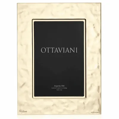 Objets design - Cadre photo Miro-argent « Matériau » Or - OTTAVIANI