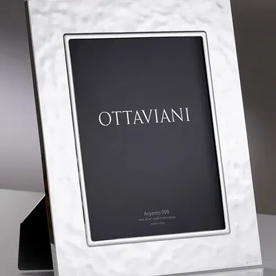 Objets design - Cadre photo Miro-argent « Matériau » Or - OTTAVIANI